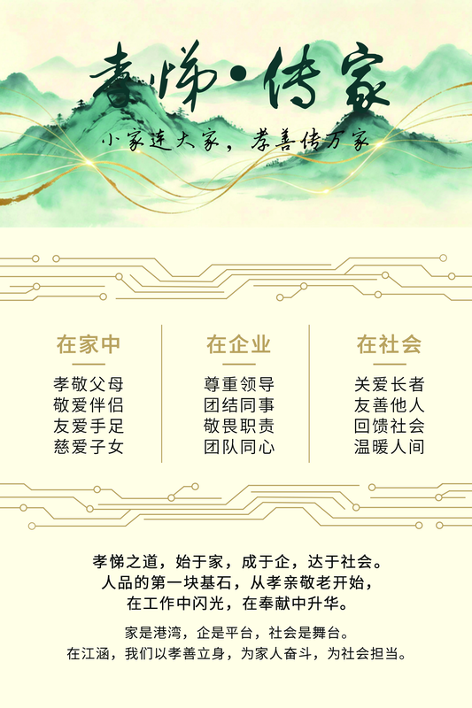 孝悌传家海报